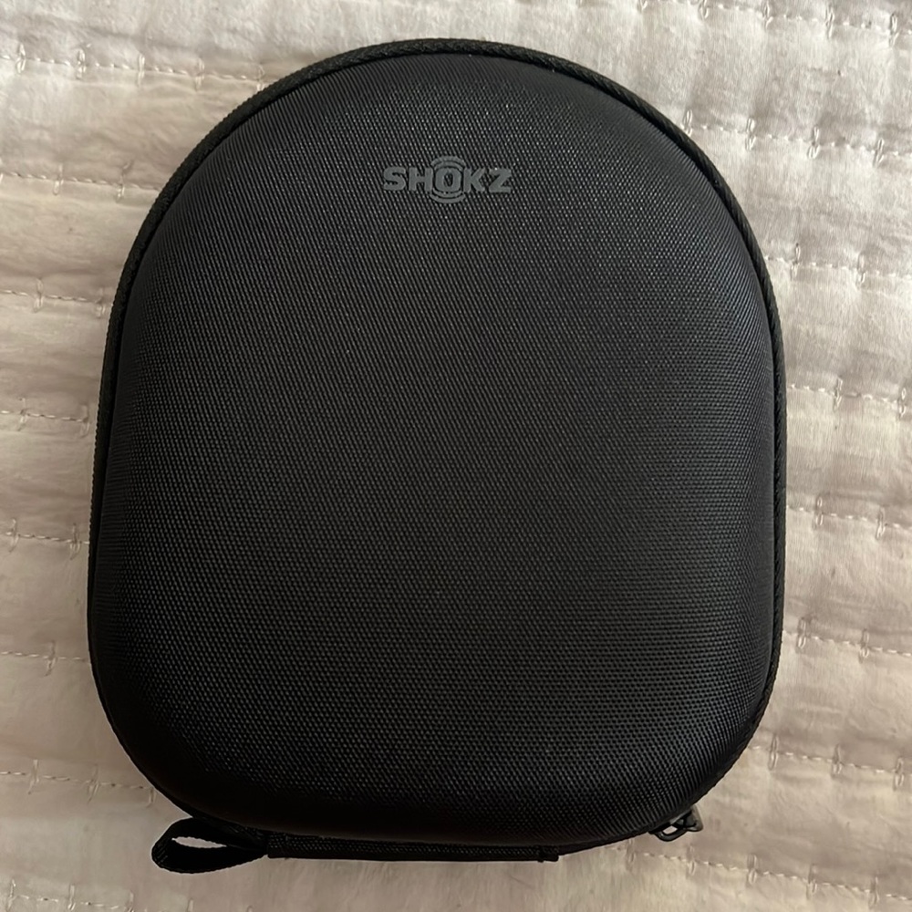 Black Shokz headphones
